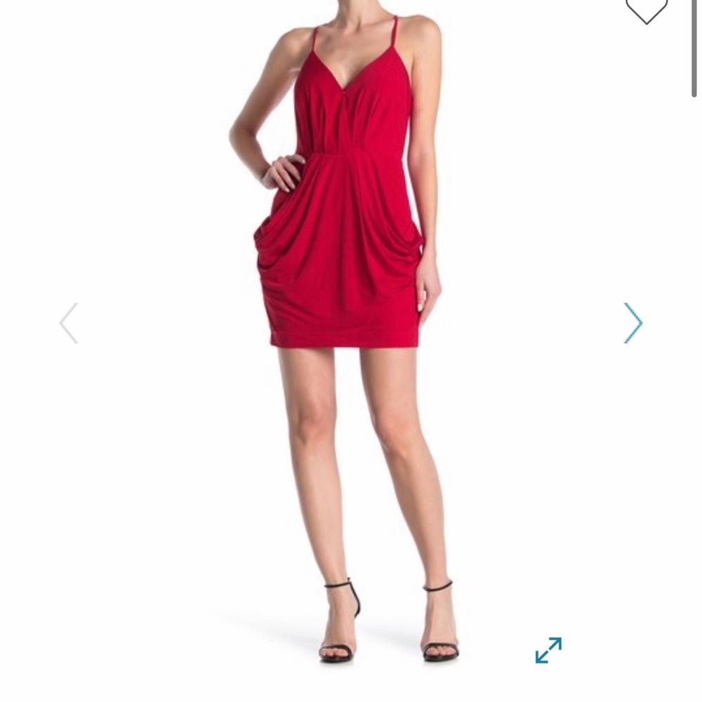 RED BCBG FORMAL DRESS